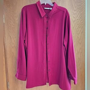 NWOT!  Susan Graver button down shirt